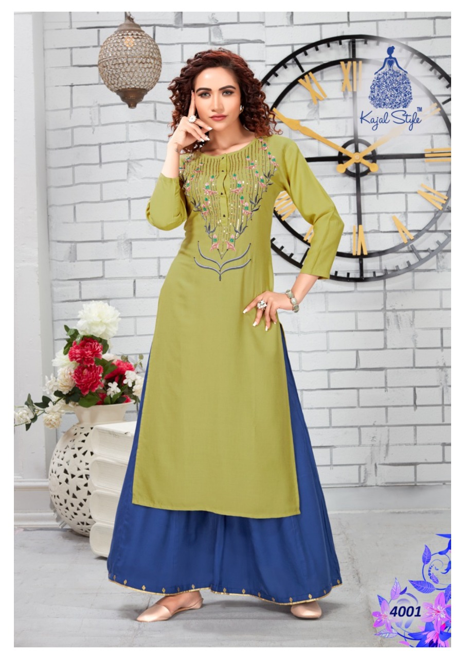 Kajal Style Present Fashion Label Vol 4 Kurtis Catalogue