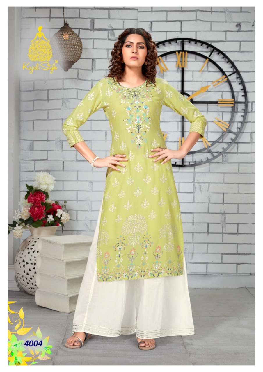 Kajal Style Present Fashion Label Vol 4 Kurtis Catalogue