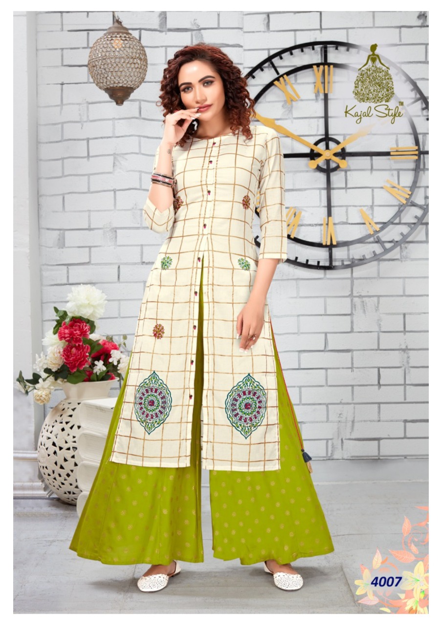 Kajal Style Present Fashion Label Vol 4 Kurtis Catalogue