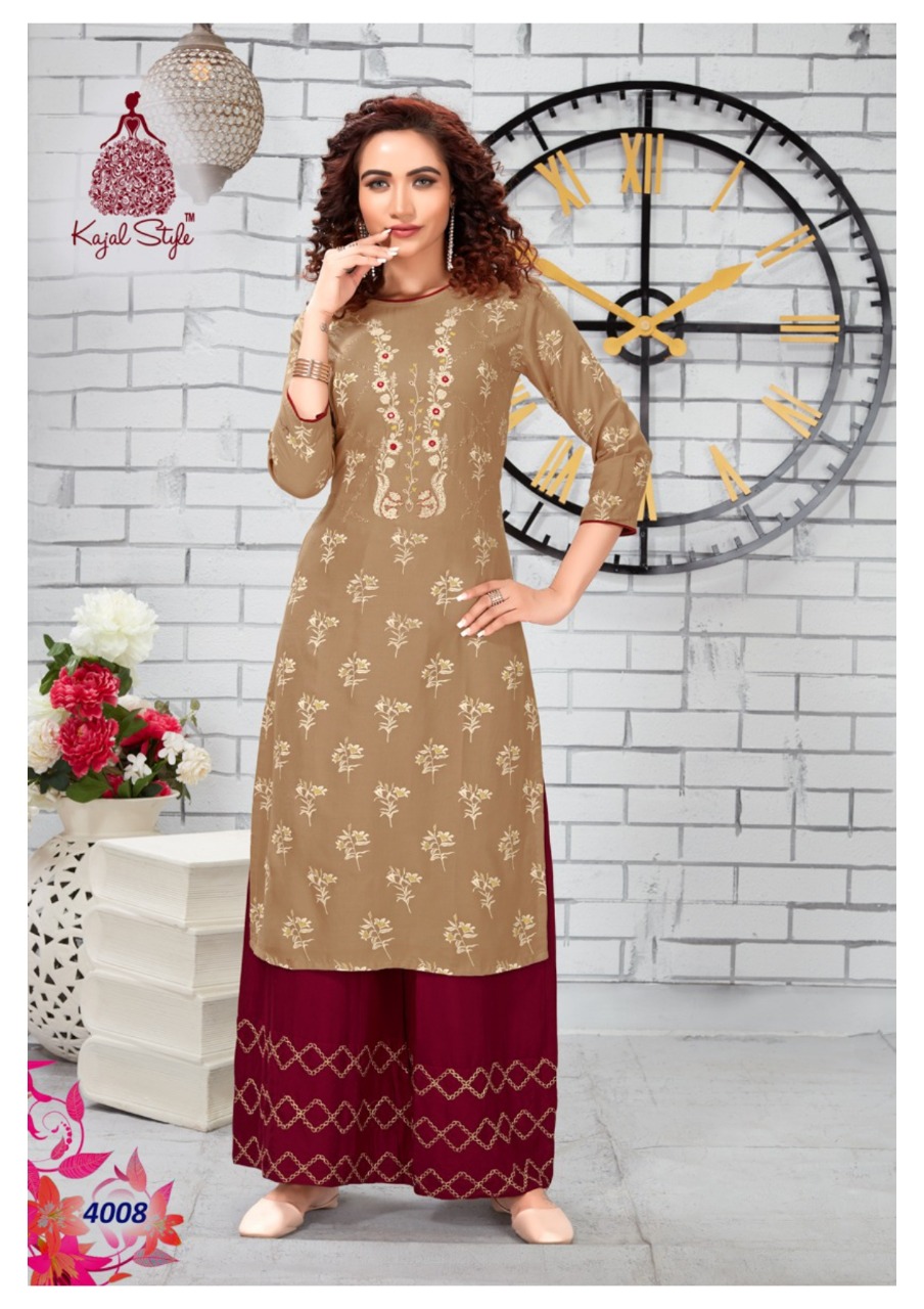Kajal Style Present Fashion Label Vol 4 Kurtis Catalogue