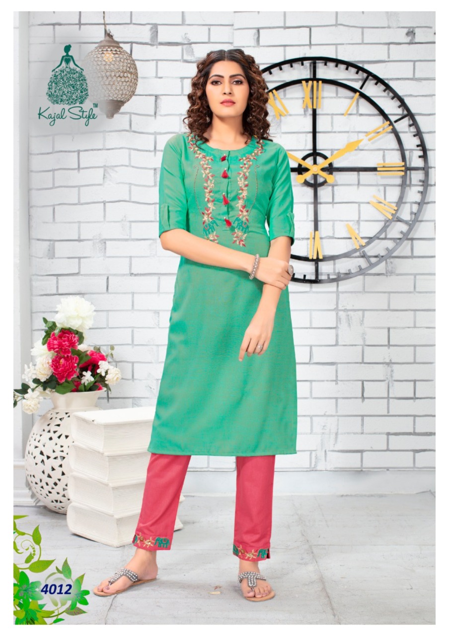 Kajal Style Present Fashion Label Vol 4 Kurtis Catalogue