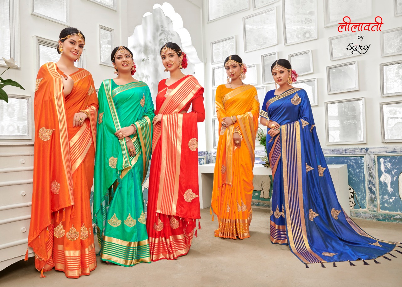 Saroj Present Lilavati Sarees Catalogue