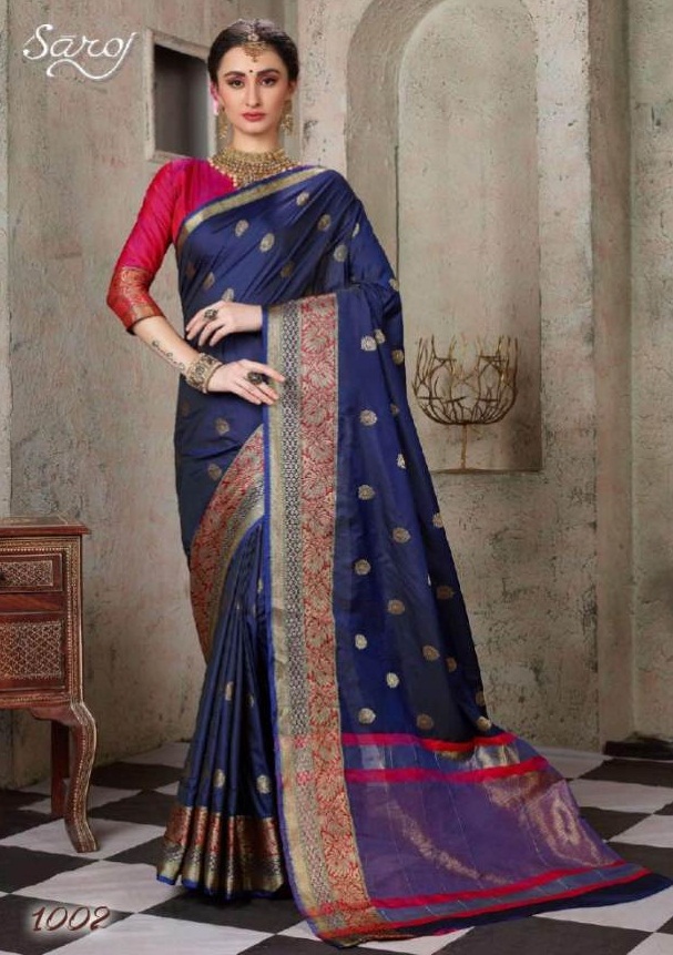 Saroj Present Rumani Designer Saree Collection.