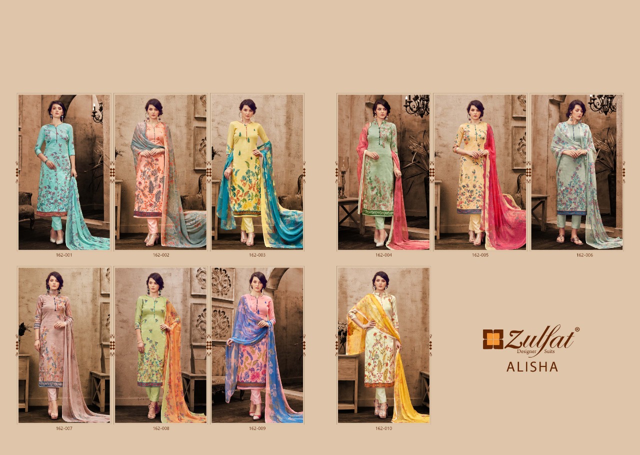 Alok Present Alisha Dress Material Catalogue