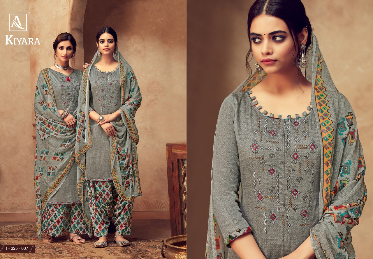 Alok Present Kiyara Dress Material Catalogue
