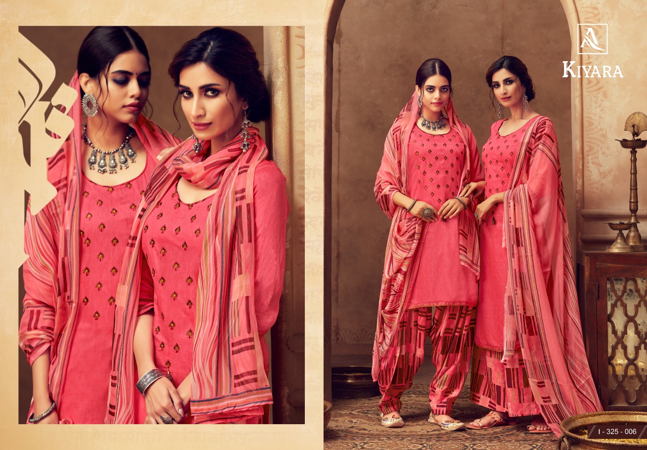Alok Present Kiyara Dress Material Catalogue