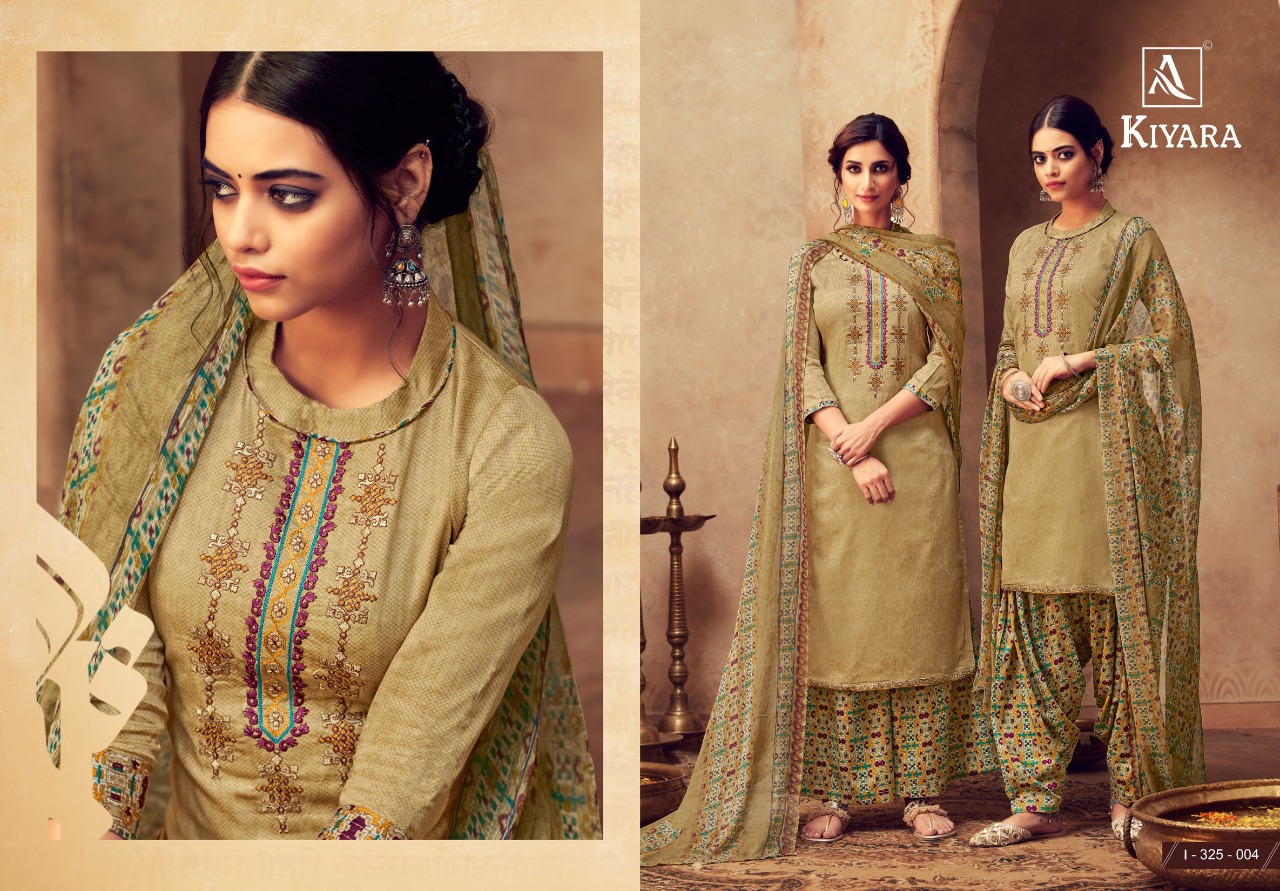Alok Present Kiyara Dress Material Catalogue