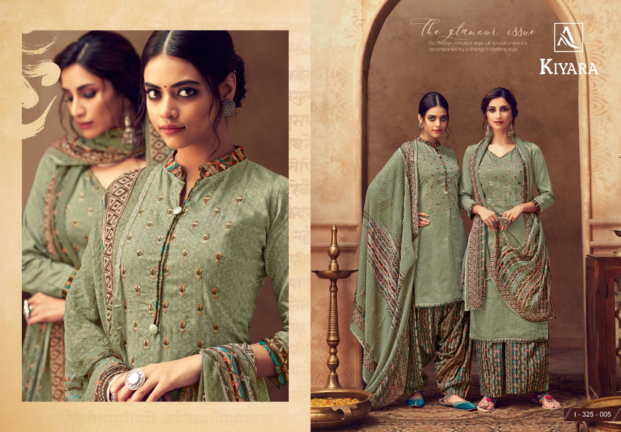 Alok Present Kiyara Dress Material Catalogue