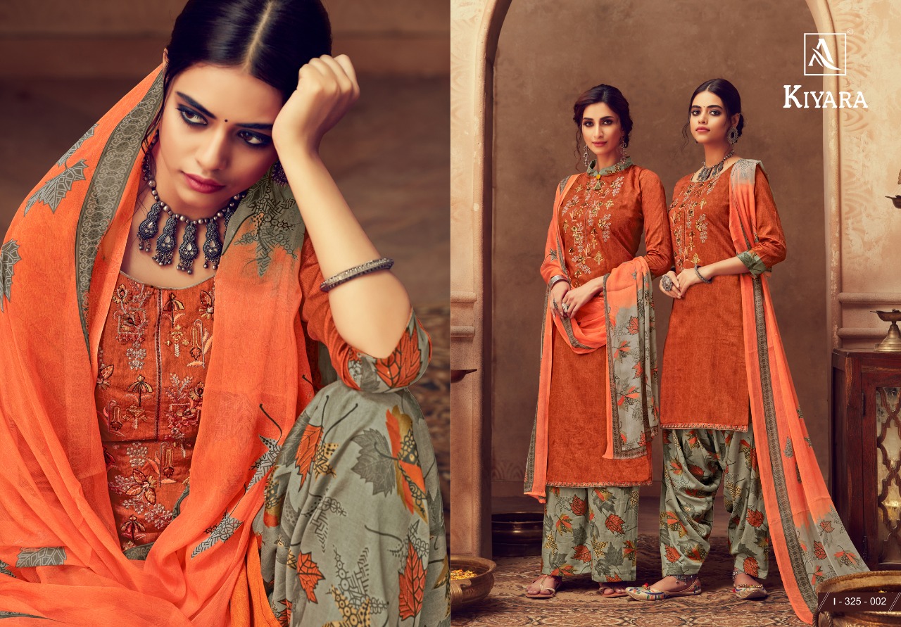 Alok Present Kiyara Dress Material Catalogue