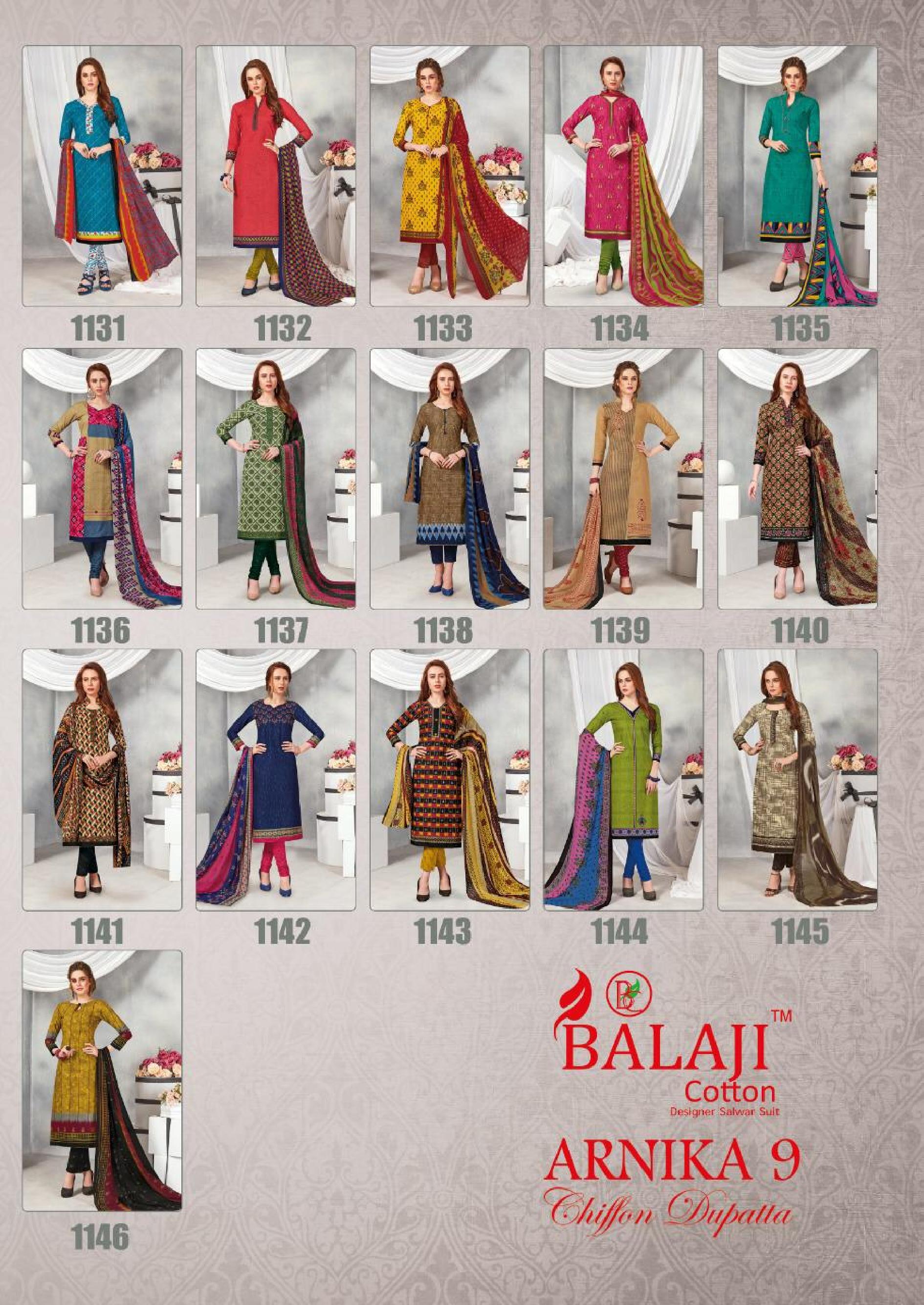 Balaji Present Arnika Vol 9 Dress Material Catalogue