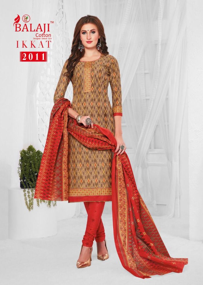 Balaji Present Ikkat Vol 2 Dress Material Collection.