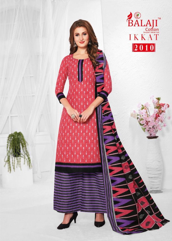 Balaji Present Ikkat Vol 2 Dress Material Collection.