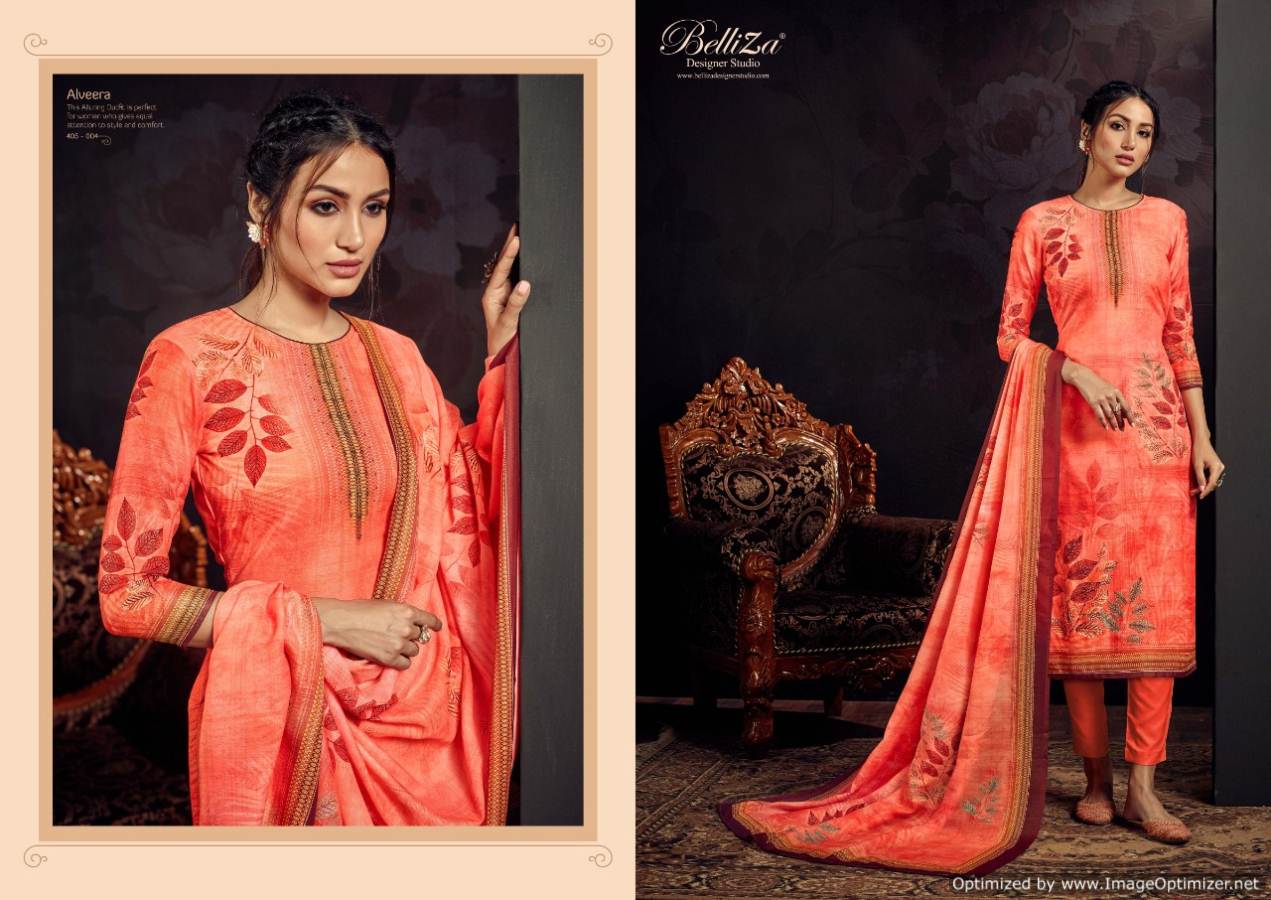 Belliza Present Alveera Vol 2 Dress Material Collection.