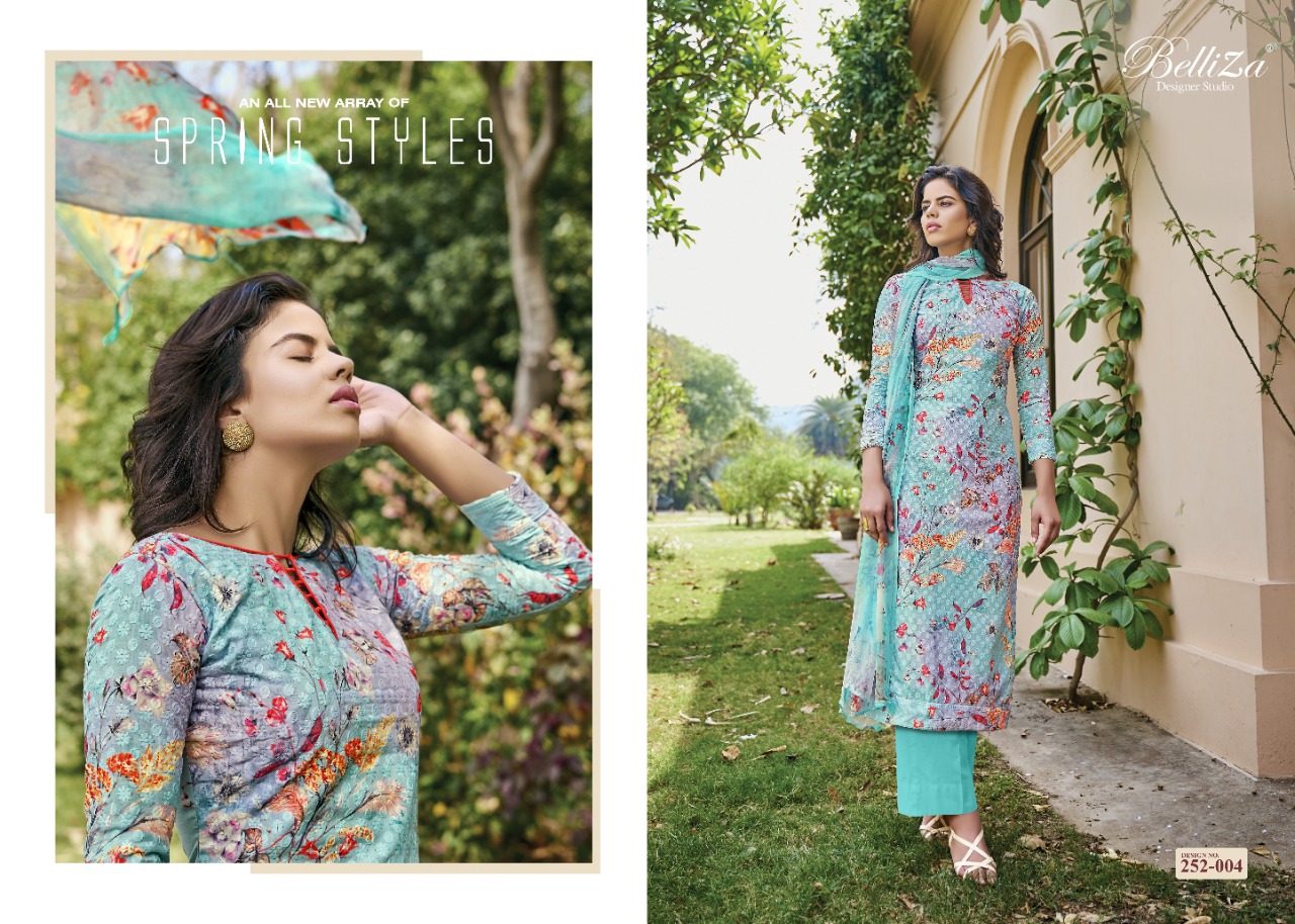 Belliza Present Isabelle Dress Material Catalogue