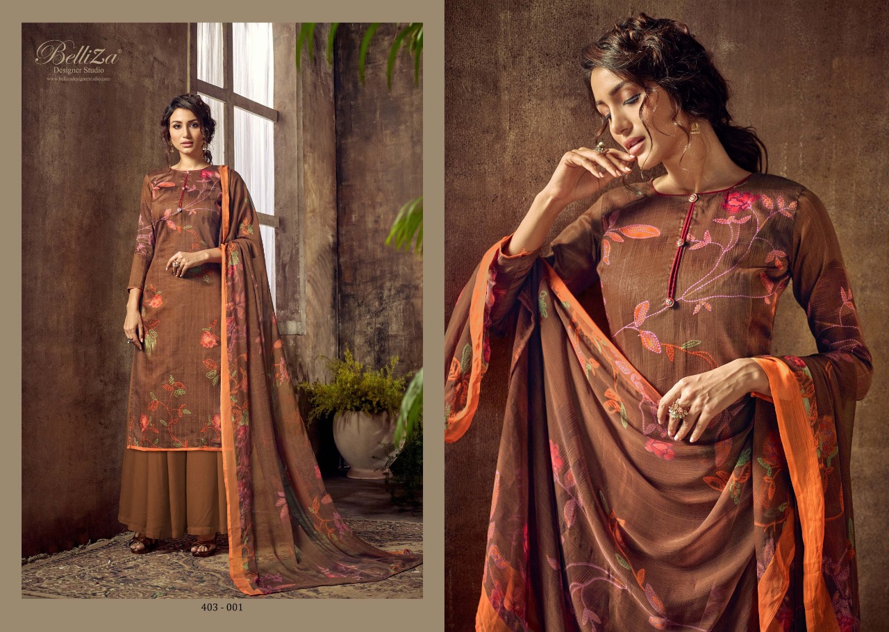 Belliza Present Nazar Dress Material Catalogue