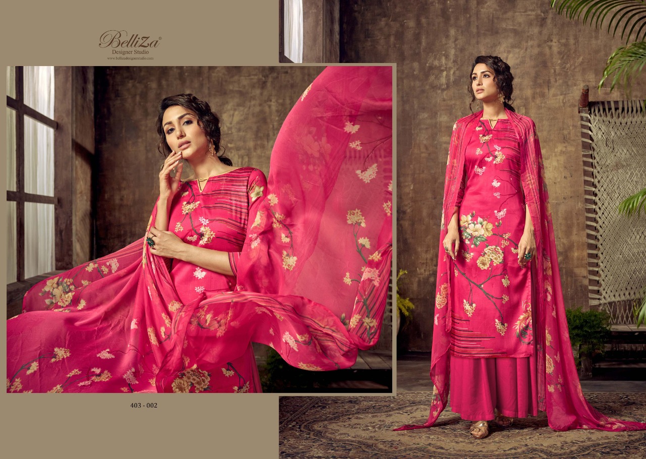 Belliza Present Nazar Dress Material Catalogue