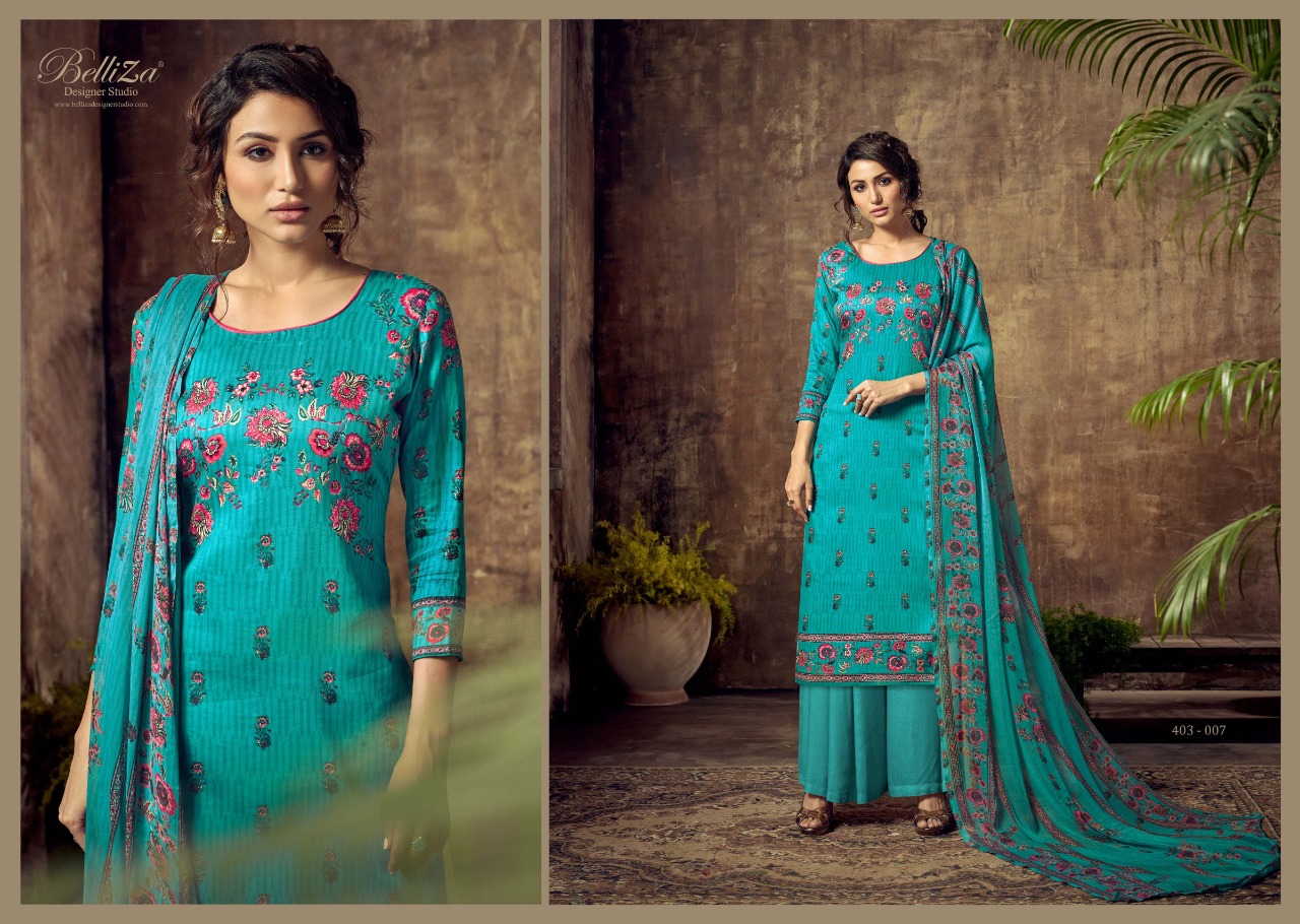 Belliza Present Nazar Dress Material Catalogue