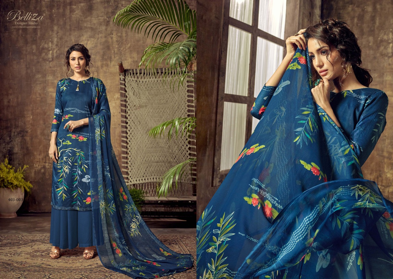 Belliza Present Nazar Dress Material Catalogue