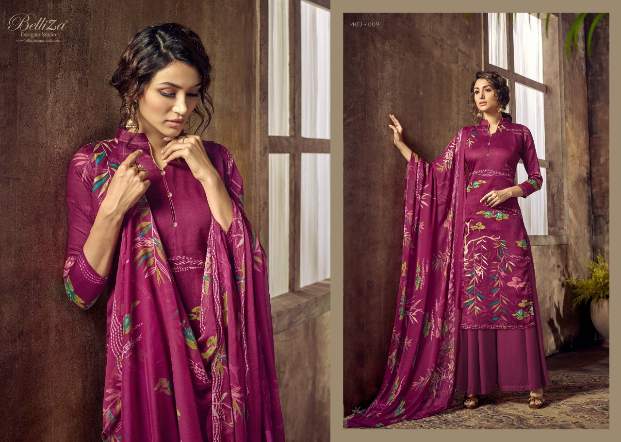 Belliza Present Nazar Dress Material Catalogue