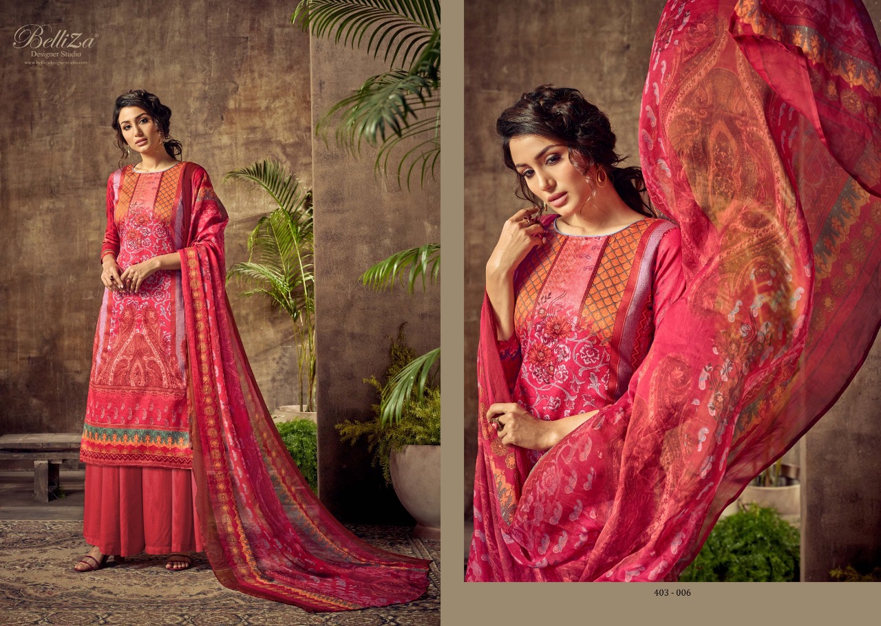 Belliza Present Nazar Dress Material Catalogue