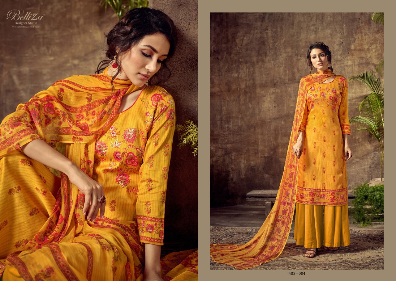 Belliza Present Nazar Dress Material Catalogue