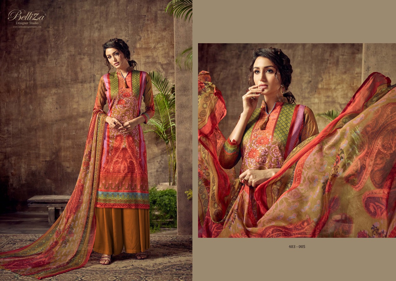 Belliza Present Nazar Dress Material Catalogue