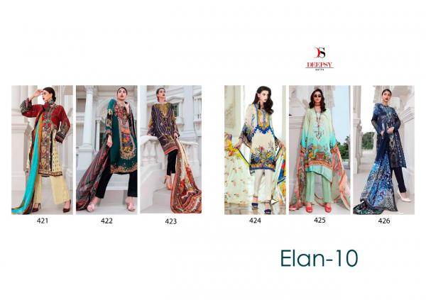 Deepsy Present Elan Vol 10 Pakistani Suits Collection.
