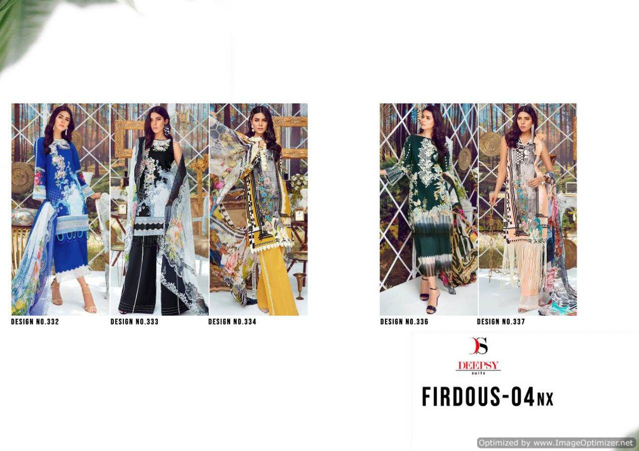 Deepsy Present Firdous Vol 4 Nx Salwar Suits Collection.