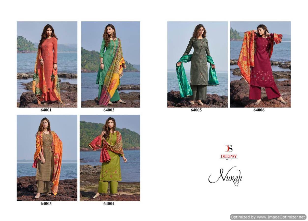 Deepsy Present Nurah Dress Material Collection.
