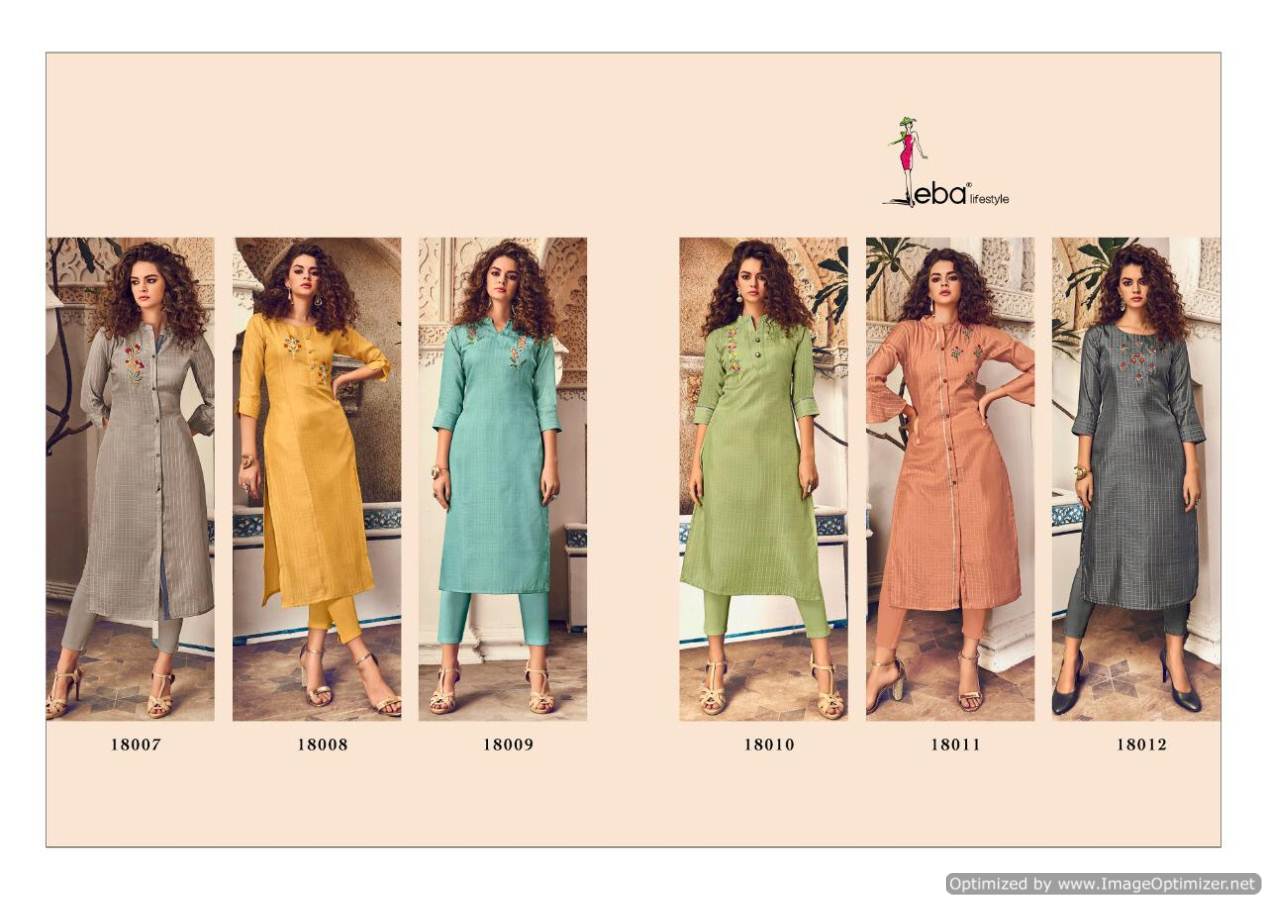 Eba Present Instagirl Kurti With Bottom Collection