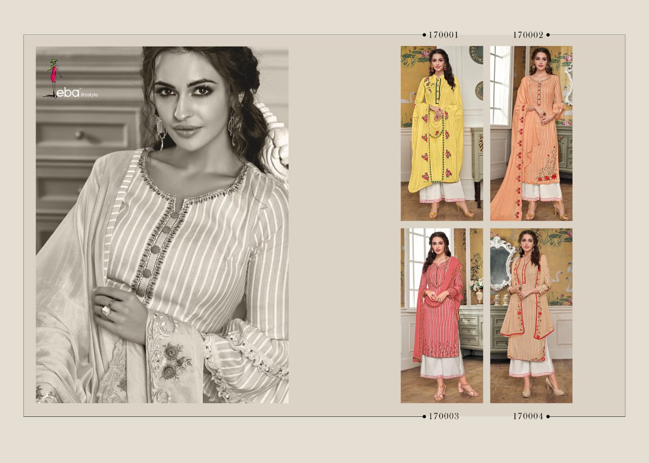 Eba Present Sakhi Vol 1 Cotton Salwar Suits Collection.