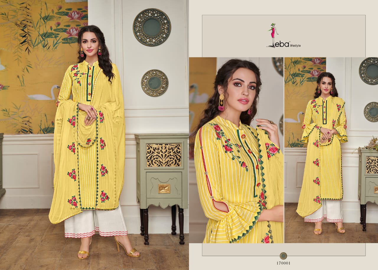 Eba Present Sakhi Vol 1 Cotton Salwar Suits Collection.