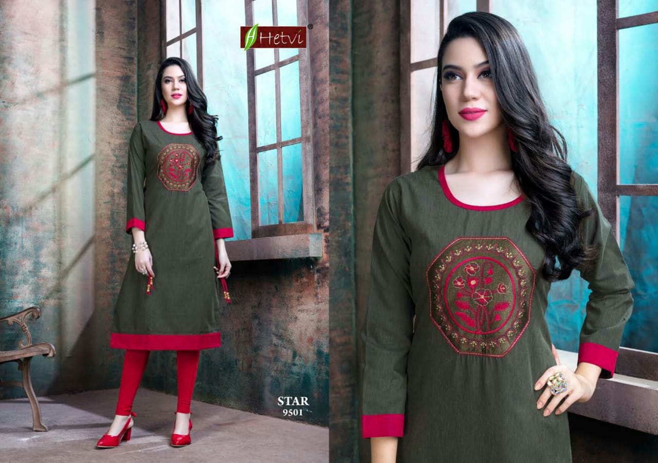 Hetvi Present Star Kurtis Catalogue