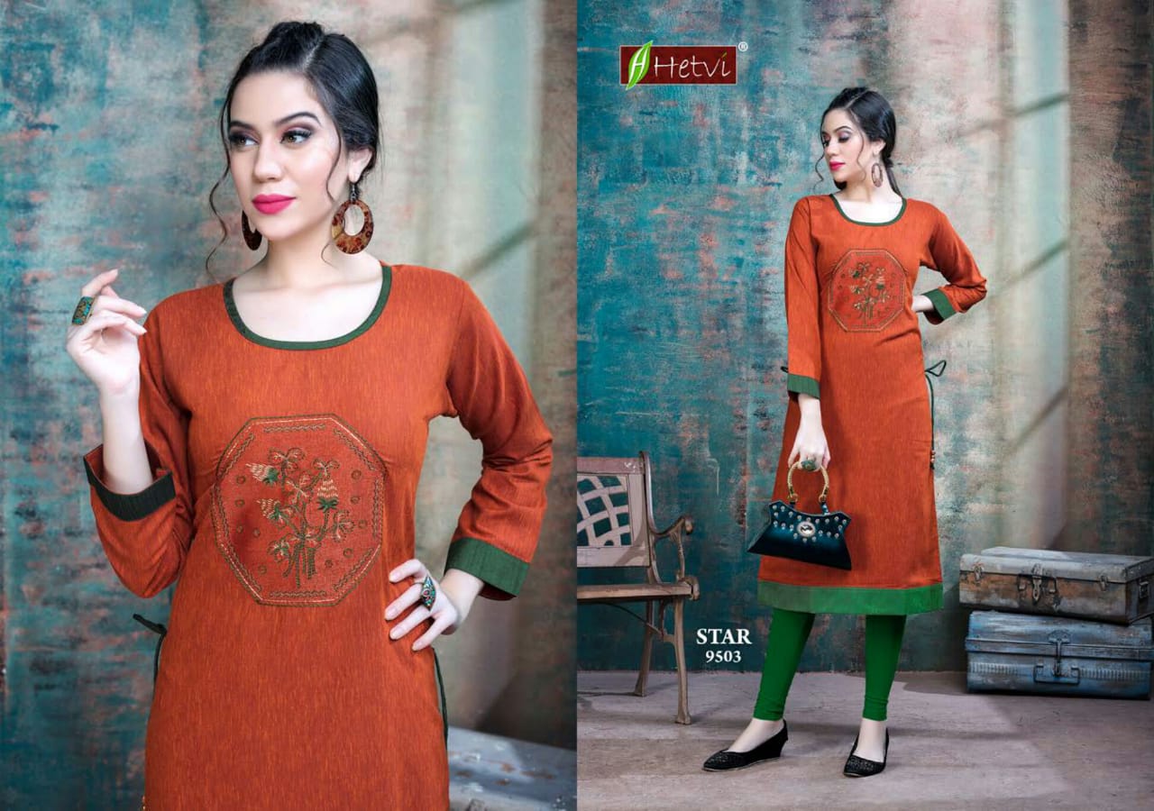 Hetvi Present Star Kurtis Catalogue