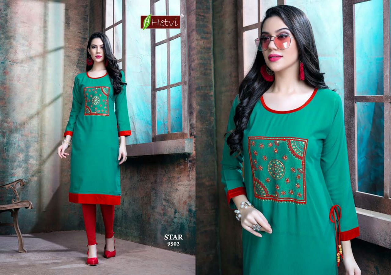 Hetvi Present Star Kurtis Catalogue