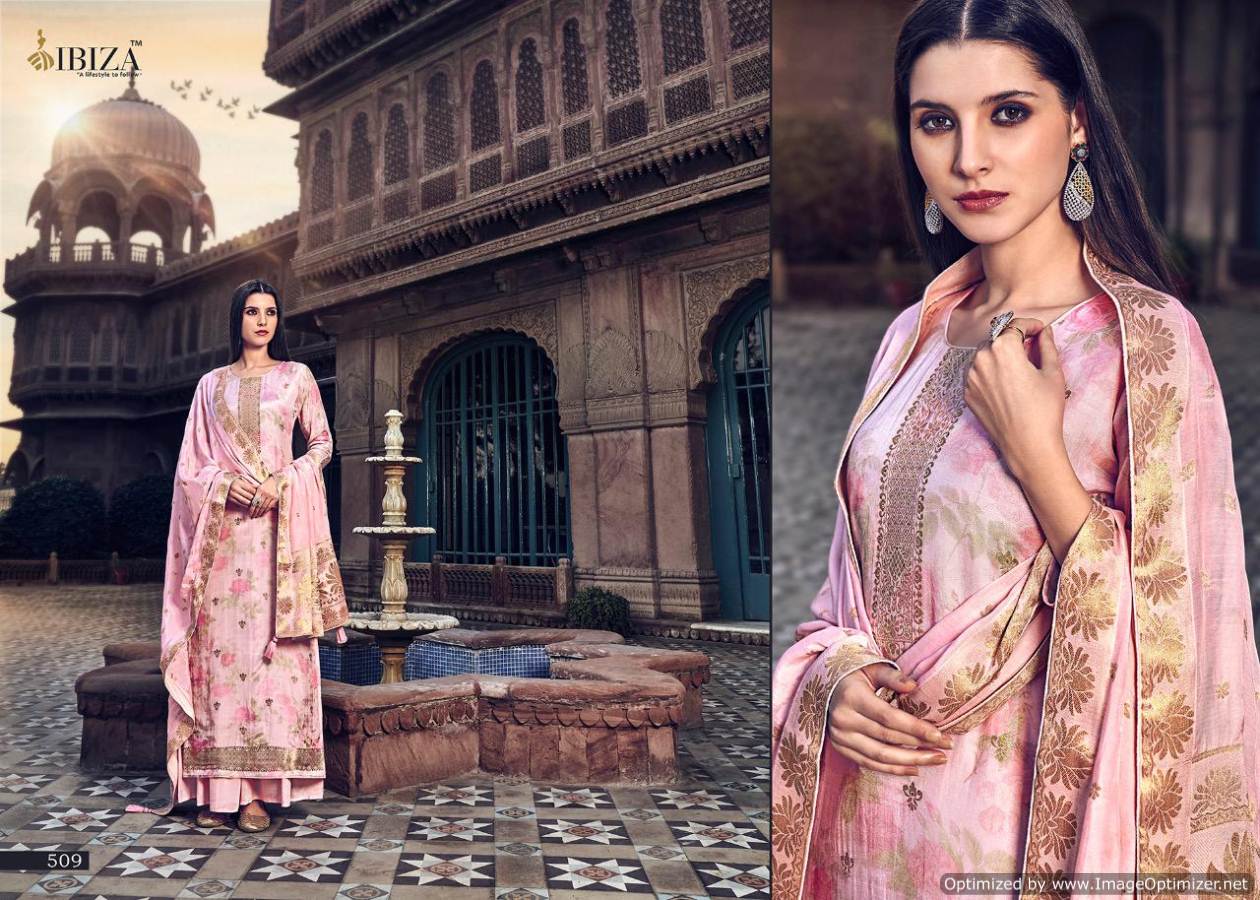 Ibiza Present Sabya Digital Printed Dress Material