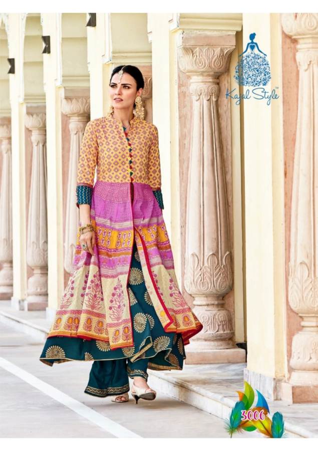 Kajal Style   Present Mastani Vol 3  Heavy Lawn Cotton Stylish Kurti