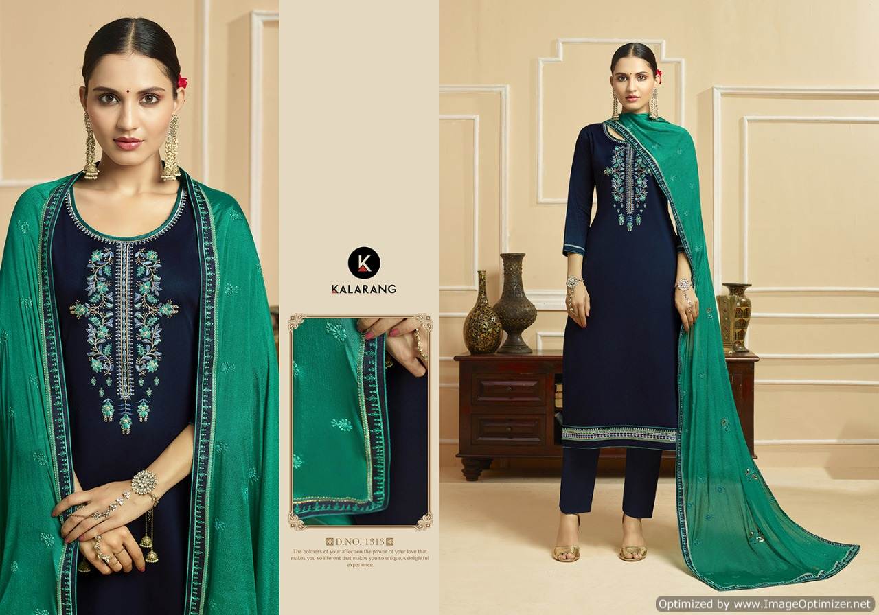 Kalarang Present Cristy Dress Material Collection.