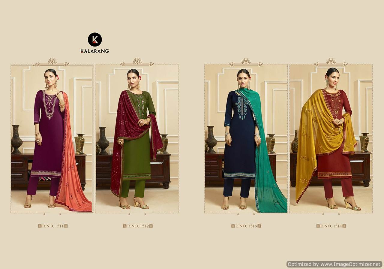 Kalarang Present Cristy Dress Material Collection.