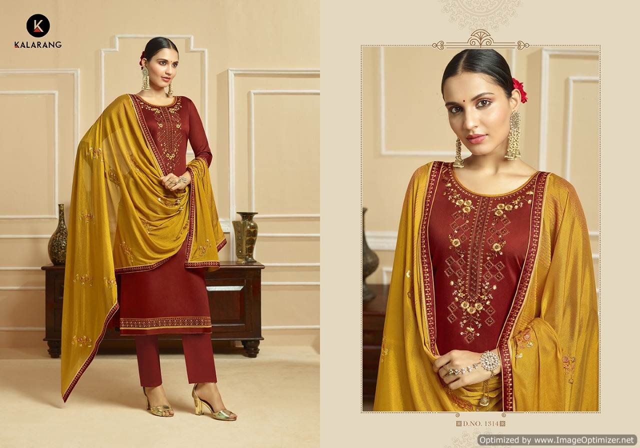 Kalarang Present Cristy Dress Material Collection.
