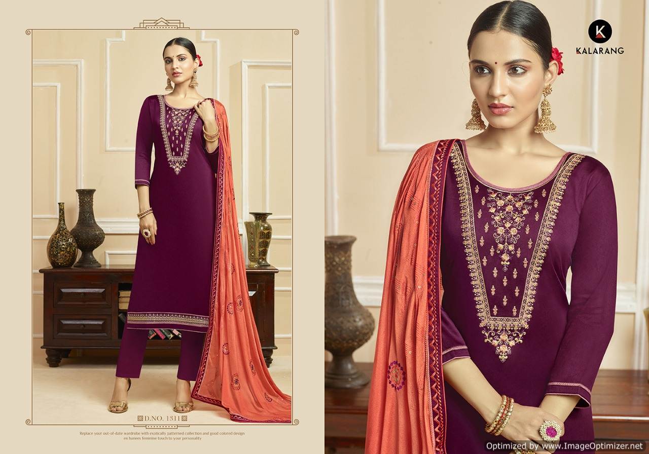 Kalarang Present Cristy Dress Material Collection.