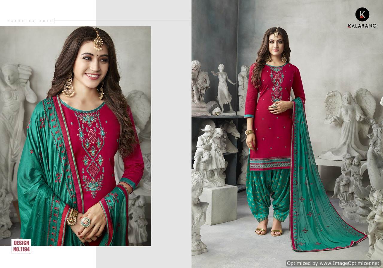 Kalarang Shagun Vol 7 Designer Dress Material Collection.