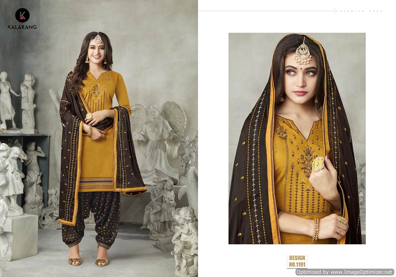 Kalarang Shagun Vol 7 Designer Dress Material Collection.