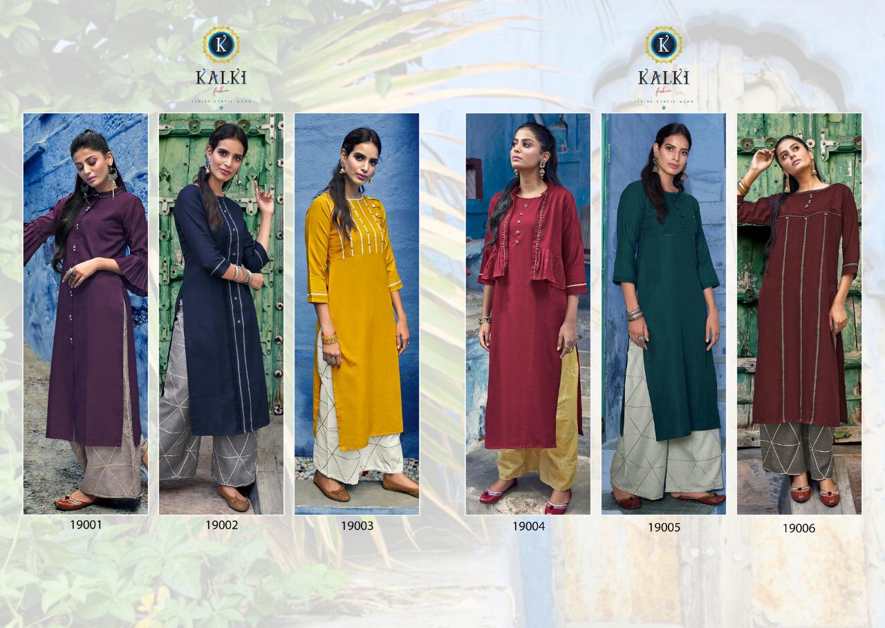 Kalki Fashion Present Mirow Vol 5 Kurtis Catalogue
