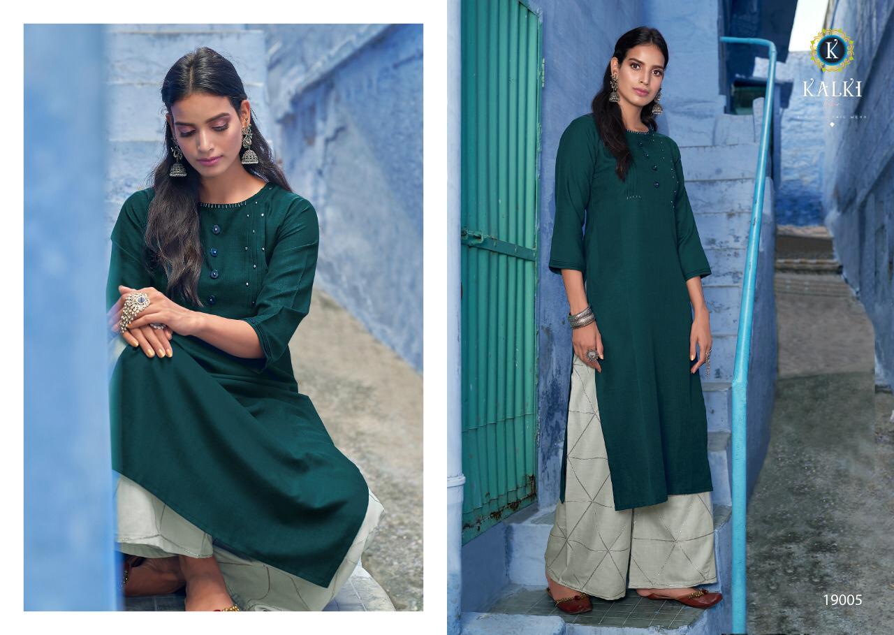Kalki Fashion Present Mirow Vol 5 Kurtis Catalogue