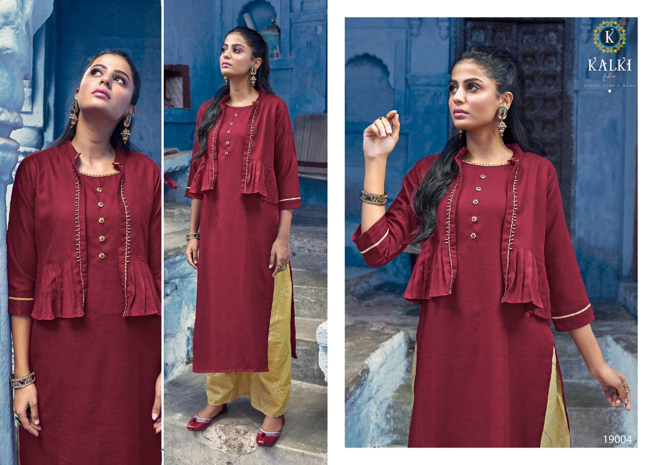 Kalki Fashion Present Mirow Vol 5 Kurtis Catalogue