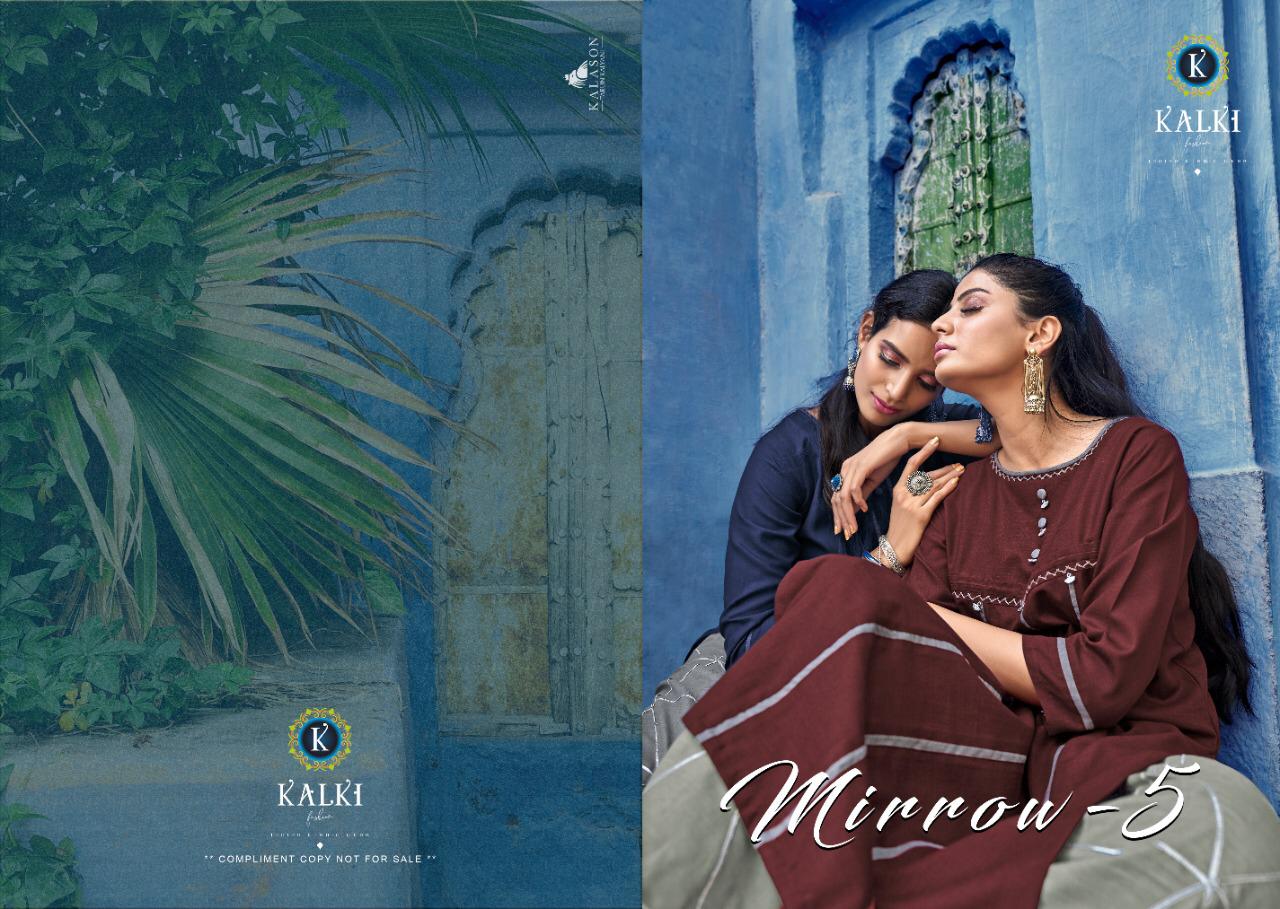 Kalki Fashion Present Mirow Vol 5 Kurtis Catalogue