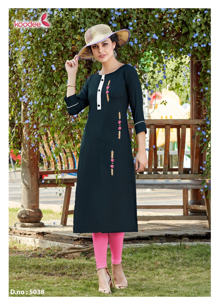 Koodee Present Pahal Vol 6 Kurtis Catalogue