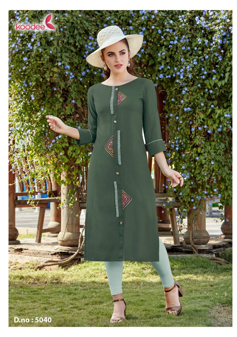 Koodee Present Pahal Vol 6 Kurtis Catalogue