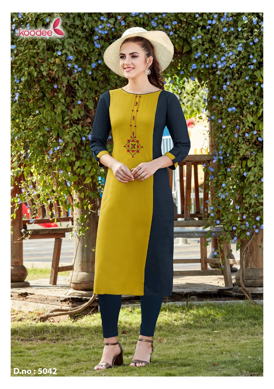 Koodee Present Pahal Vol 6 Kurtis Catalogue